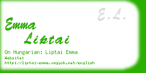 emma liptai business card